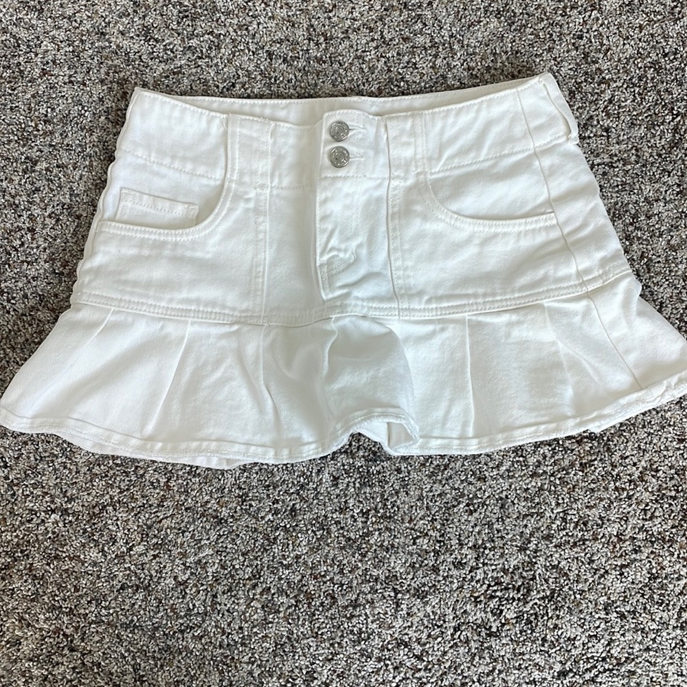 Pacsun white mini skirt